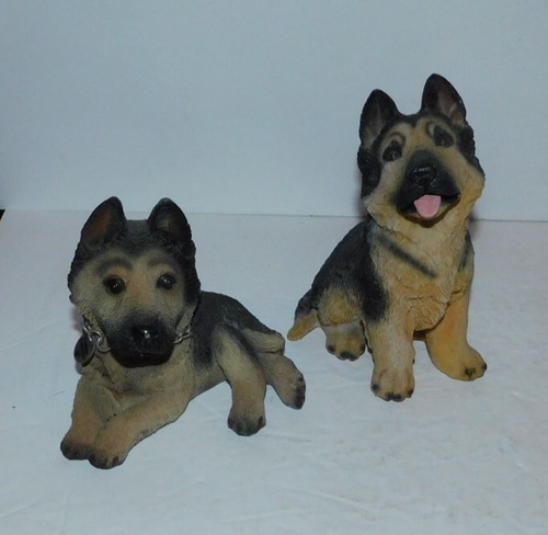 Neat pair german shepherd - pair, of