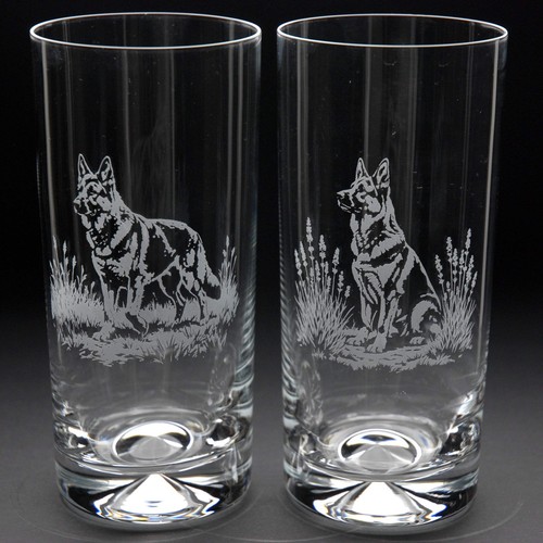 German shepherd dog - dog, highball