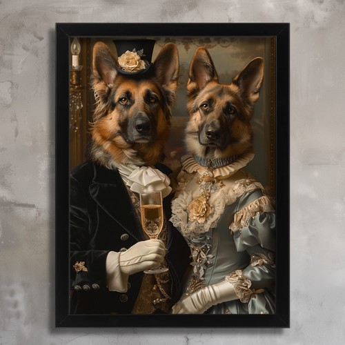 German shepherd art - shepherd,
