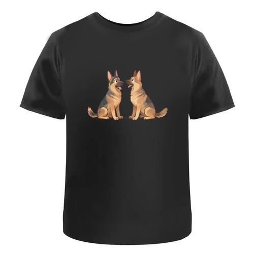 German shepherd pair unisex - 'german, pair'