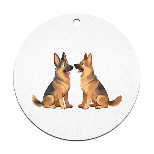 70mm german shepherd - 70mm, 'german