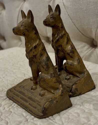 Pair cast iron vintage german - cast,