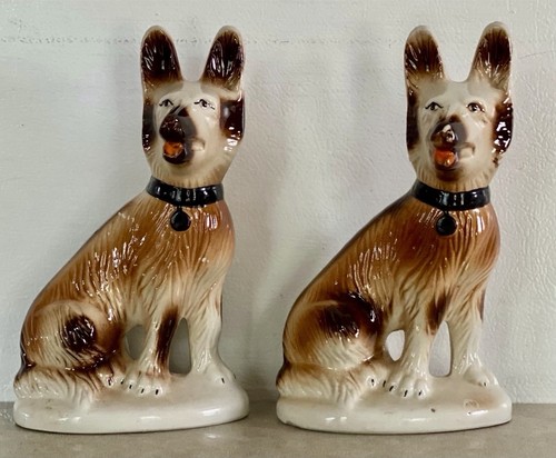 Vintage pair ceramic german - vintage,