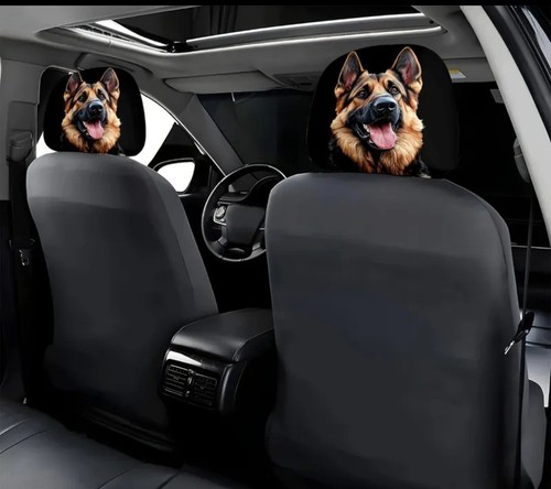 Pair car head rest covers - of,