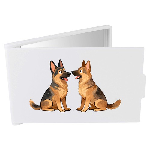 German shepherd pair compact - shepherd, pair'