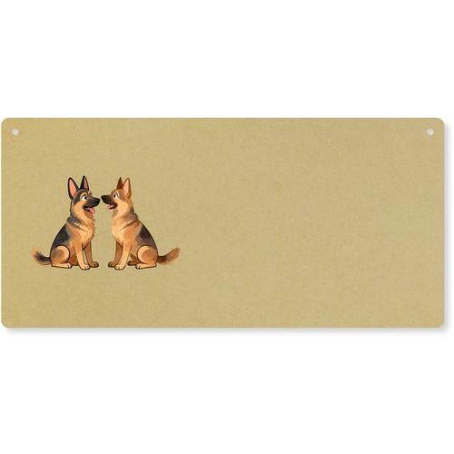 German shepherd pair door - 'german, pair'