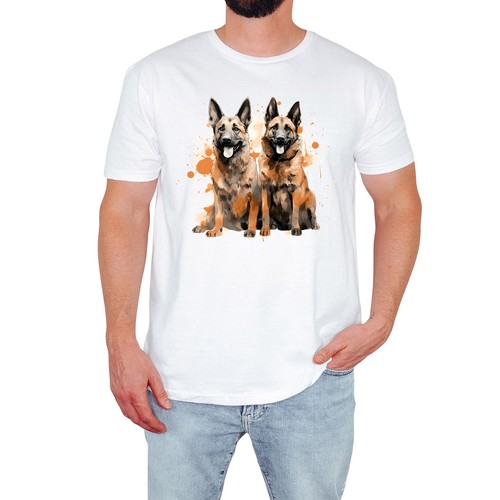 German shepherd mens - german, t-shirt