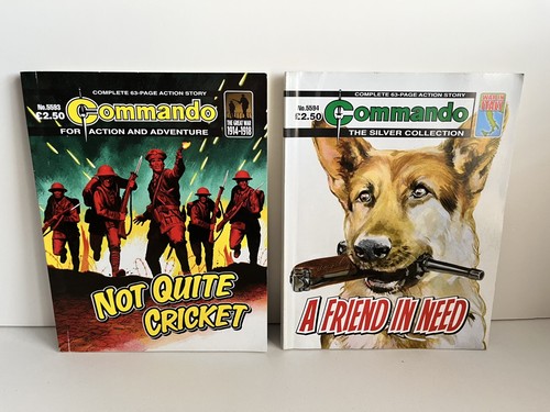 Commando war comics pair lot - pair,