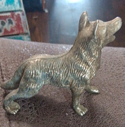Metal alsatian german - metal, shepherd