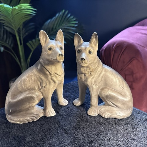 Vintage pair alsatian - vintage,