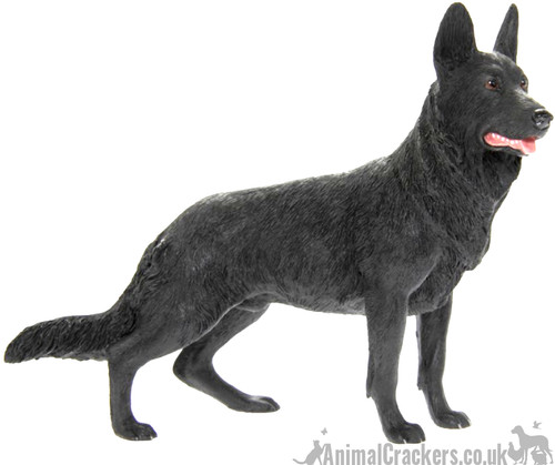 Black german shepherd dog - black,